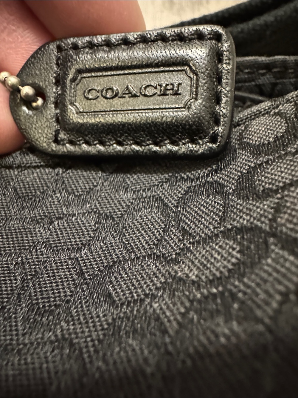Coach Mini Signature Waist Pack/Belt Bag Black - Picture 2 of 11